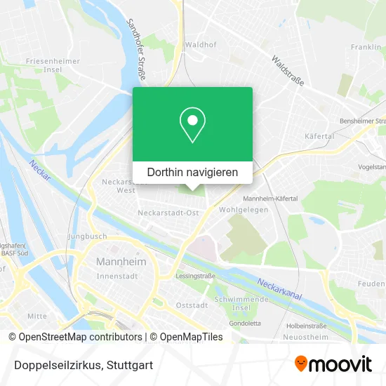 Doppelseilzirkus Karte