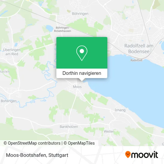 Moos-Bootshafen Karte