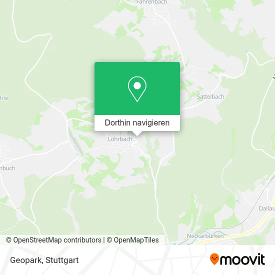 Geopark Karte