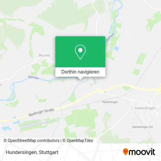 Hundersingen Karte