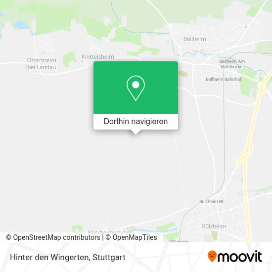 Hinter den Wingerten Karte