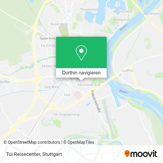 Tui Reisecenter Karte
