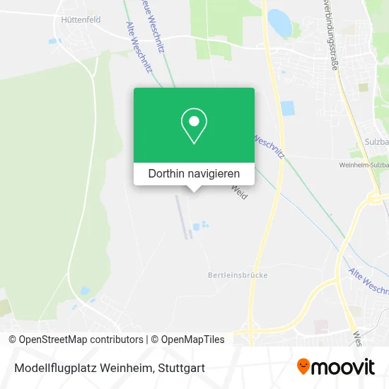 Modellflugplatz Weinheim Karte