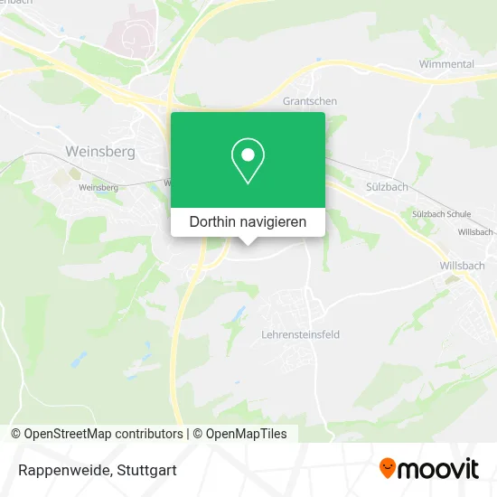 Rappenweide Karte