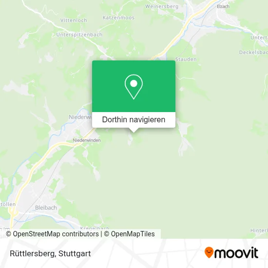Rüttlersberg Karte