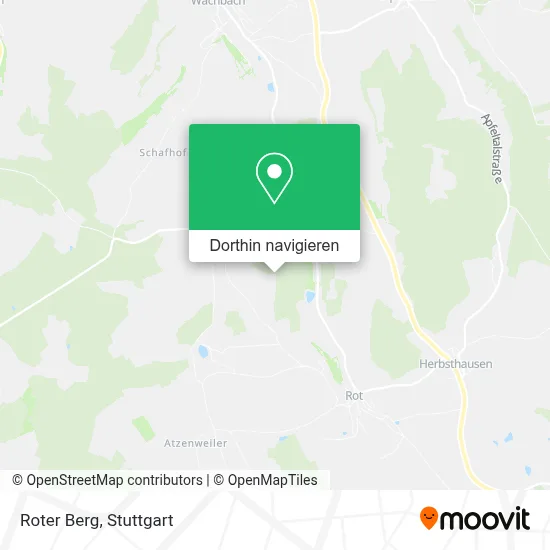 Roter Berg Karte