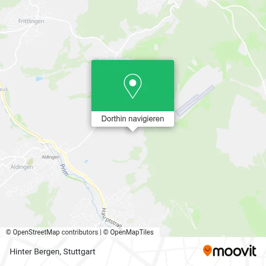 Hinter Bergen Karte