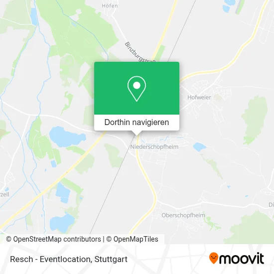 Resch - Eventlocation Karte