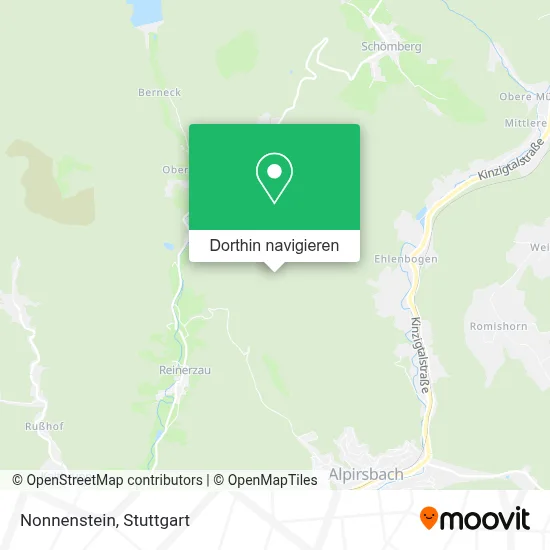 Nonnenstein Karte