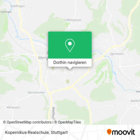 Kopernikus-Realschule Karte
