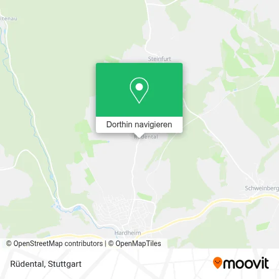 Rüdental Karte