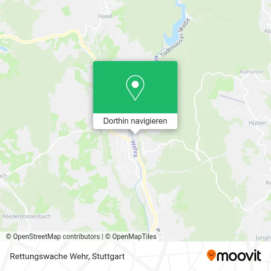 Rettungswache Wehr Karte