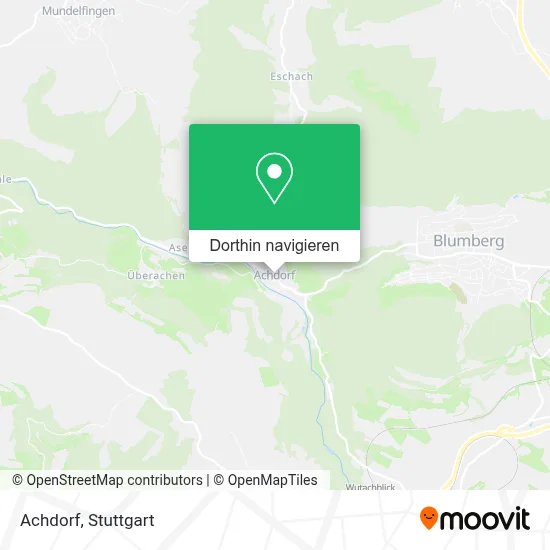 Achdorf Karte