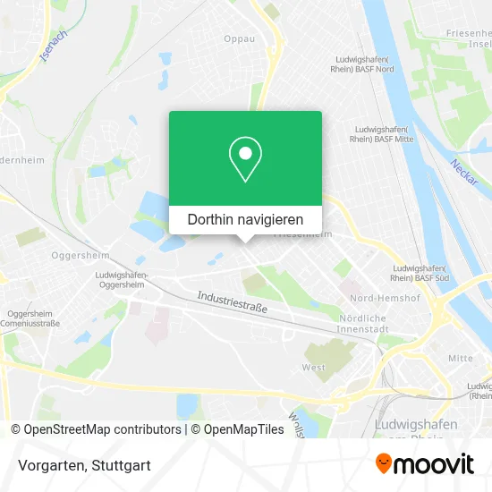 Vorgarten Karte