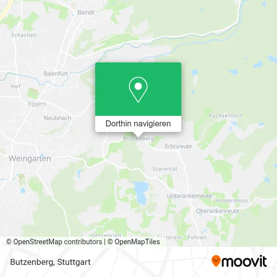 Butzenberg Karte