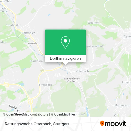 Rettungswache Otterbach Karte