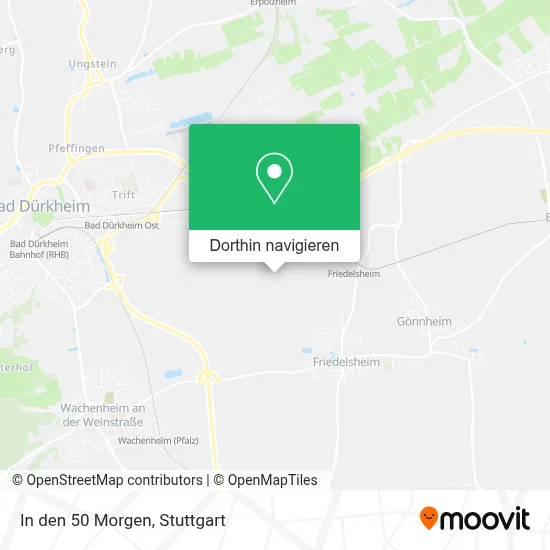 In den 50 Morgen Karte