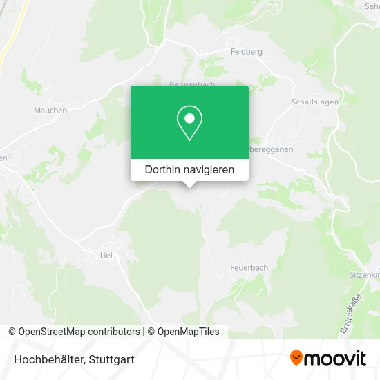 Hochbehälter Karte