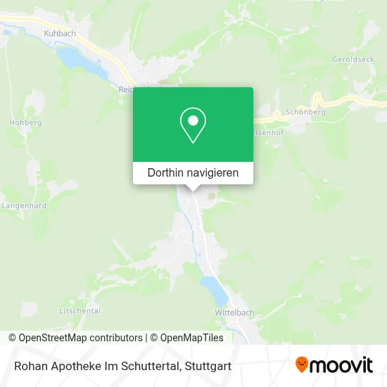 Rohan Apotheke Im Schuttertal Karte