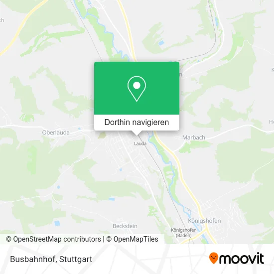 Busbahnhof Karte