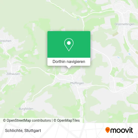 Schlichte Karte