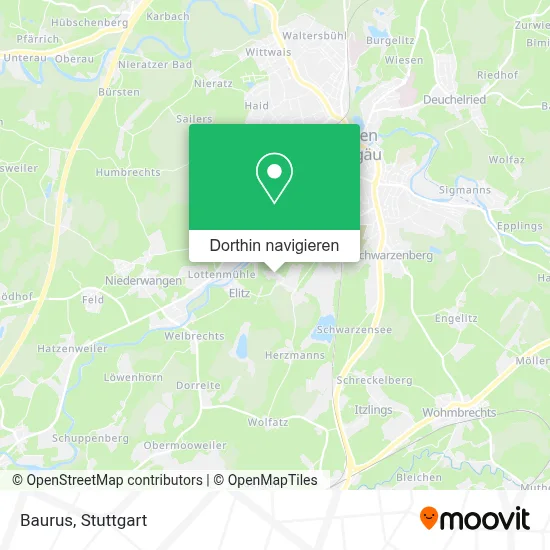 Baurus Karte