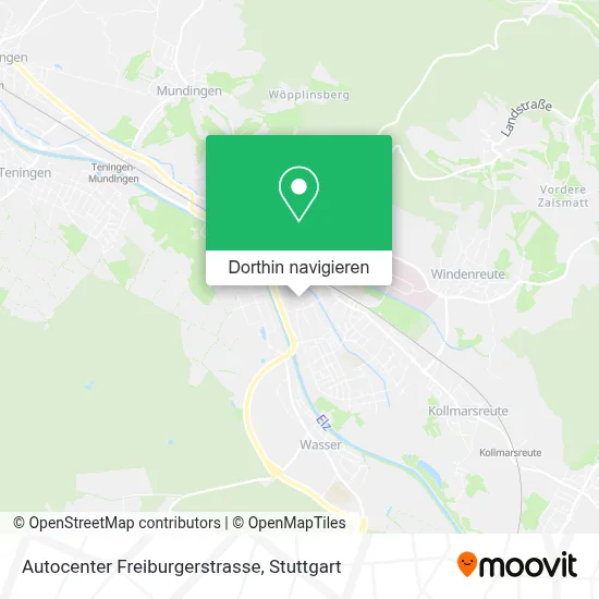 Autocenter Freiburgerstrasse Karte
