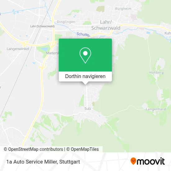 1a Auto Service Miller Karte