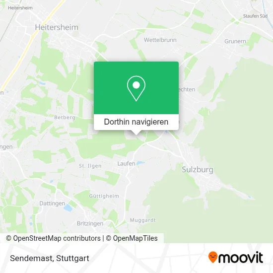 Sendemast Karte