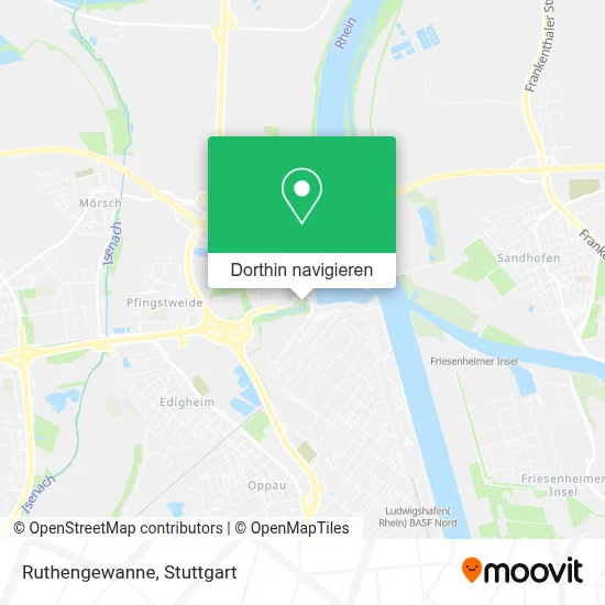 Ruthengewanne Karte