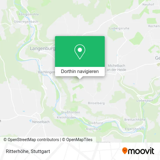 Ritterhöhe Karte