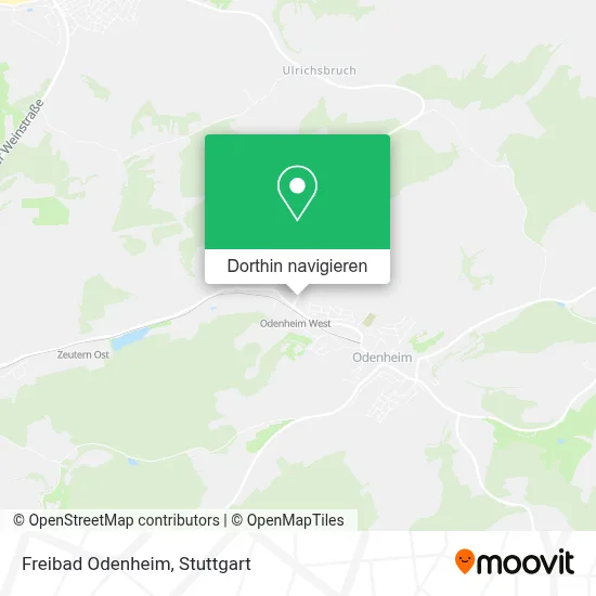 Freibad Odenheim Karte
