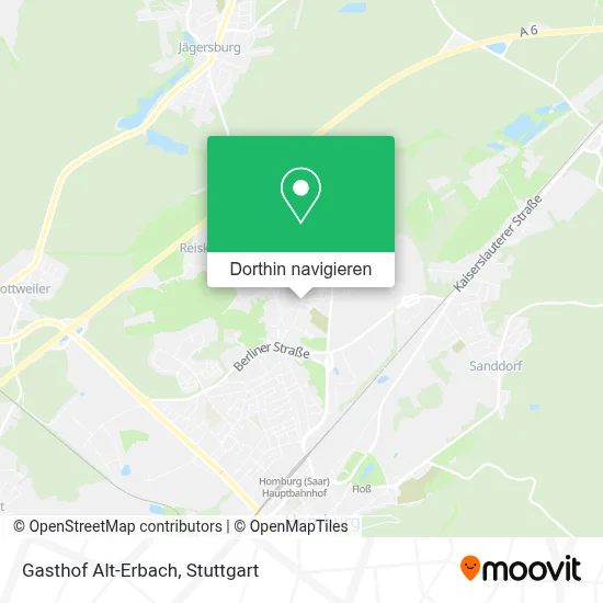 Gasthof Alt-Erbach Karte