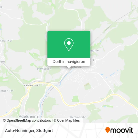 Auto-Nenninger Karte