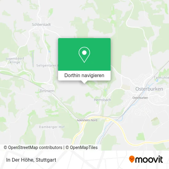In Der Höhe Karte