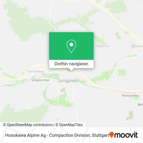 Hosokawa Alpine Ag - Compaction Division Karte