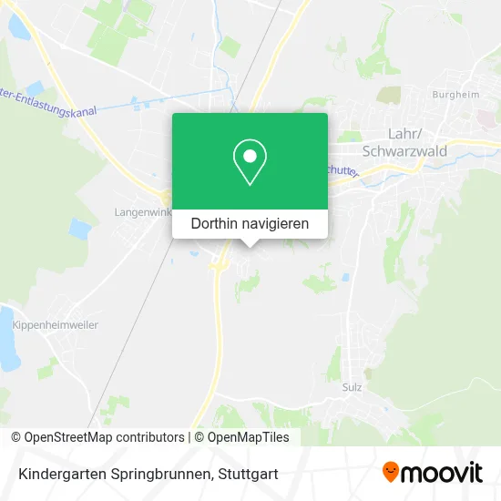 Kindergarten Springbrunnen Karte