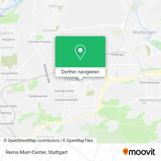 Rems-Murr-Center Karte