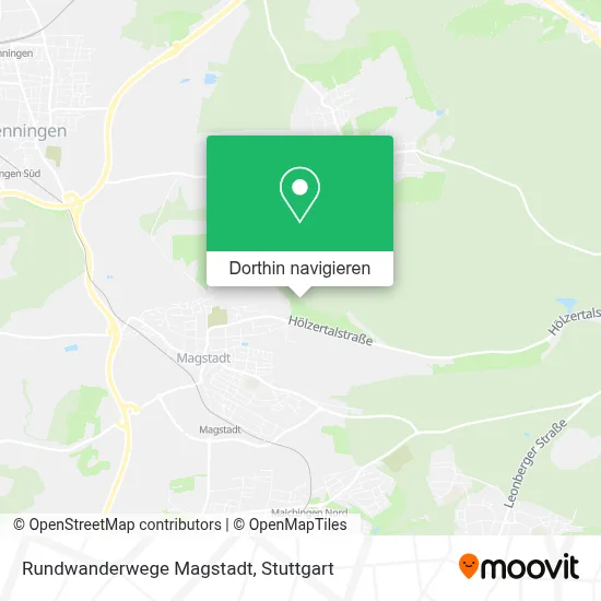 Rundwanderwege Magstadt Karte