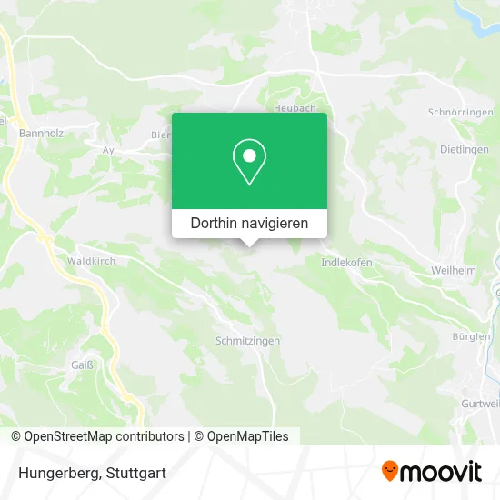 Hungerberg Karte