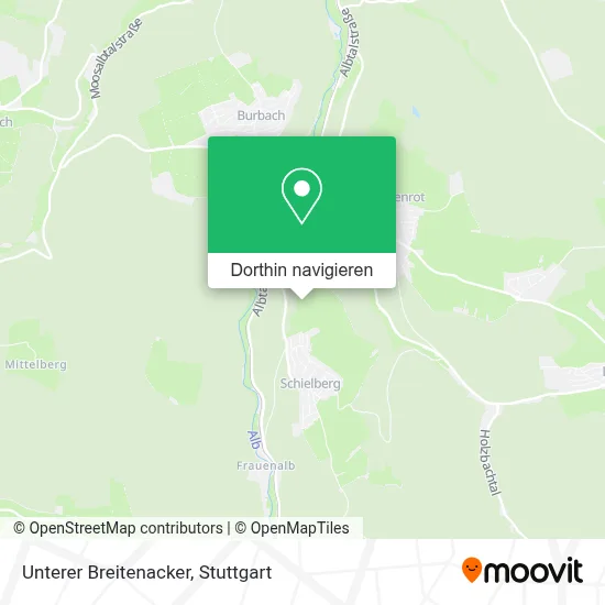 Unterer Breitenacker Karte