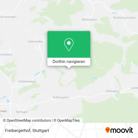 Freibergerhof Karte