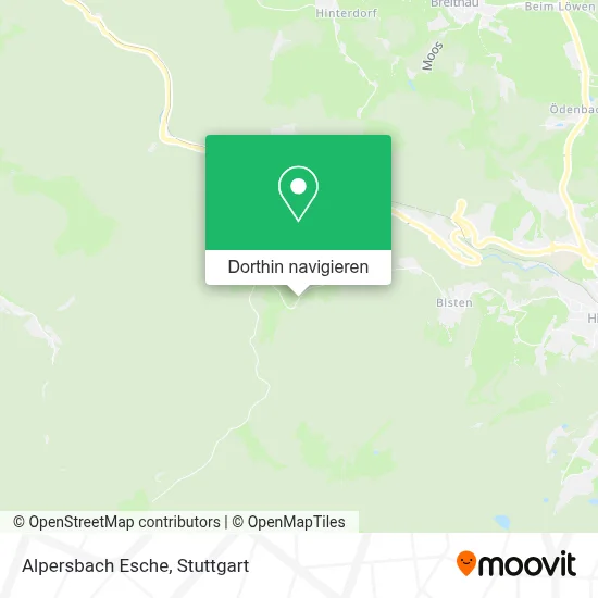 Alpersbach Esche Karte