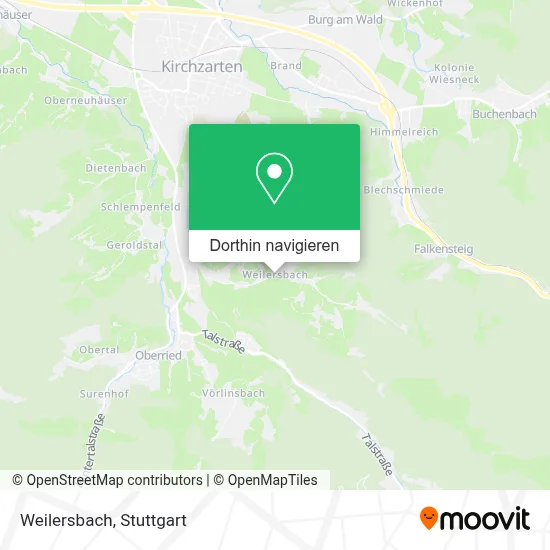 Weilersbach Karte