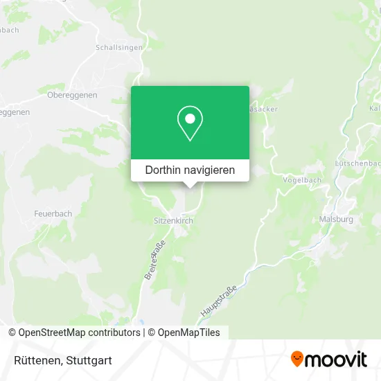 Rüttenen Karte