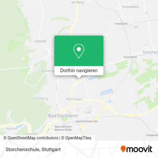 Storchenschule Karte