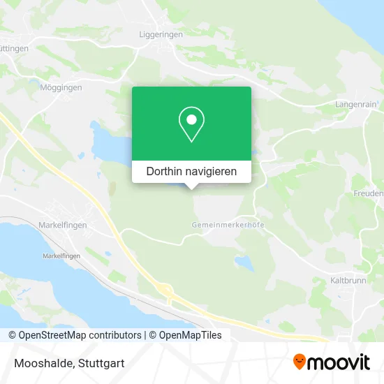 Mooshalde Karte