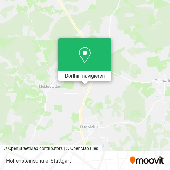 Hohensteinschule Karte