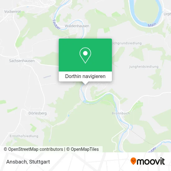 Ansbach Karte