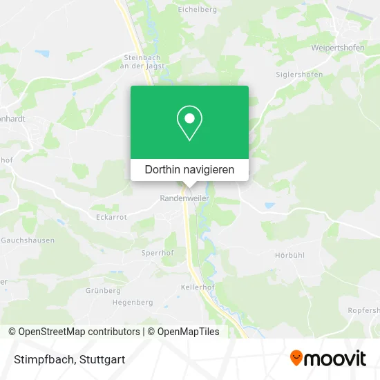 Stimpfbach Karte